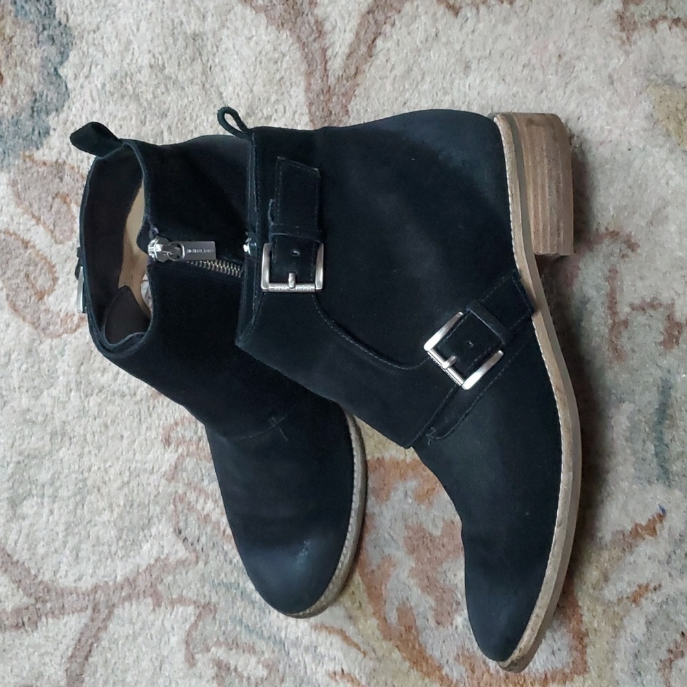 Michael Kors Adams Monk ankle suede boots